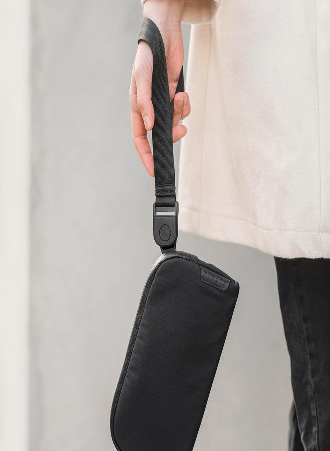 ALPAKA Flight Pouch -Mens Travel Bag Crossbody Phone Case, 0.3L Travel Purse for men, Weatherproof Fabric, YKK Zippers, Black, Small, Minimalism - Image 3